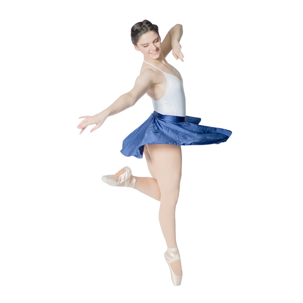 

Retail Wholesale Orange and More Colors Nylon/Lycra Pull-on Ballet Dance Skirts for Ladies and Girls
