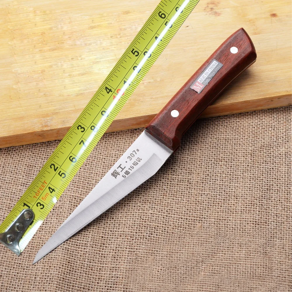 Viet Nam Wood Handle Fixed Blade Knife Slaughter Knife fixed Camping