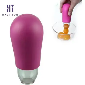 

1pcs Yolk Separator Egg Tool Silicone + Eggs Separator Egg White And Yolk Separator Egg Sucking Device