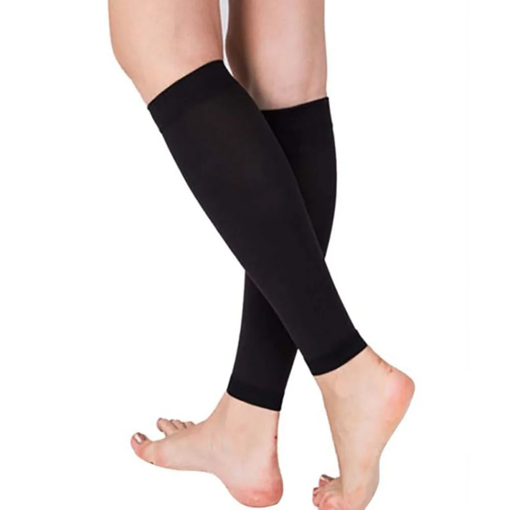 1 пара спортивных носков унисекс медицинские эластичные носки для сна варикозное расширение вены Компрессионные носки#3 - Цвет: Черный