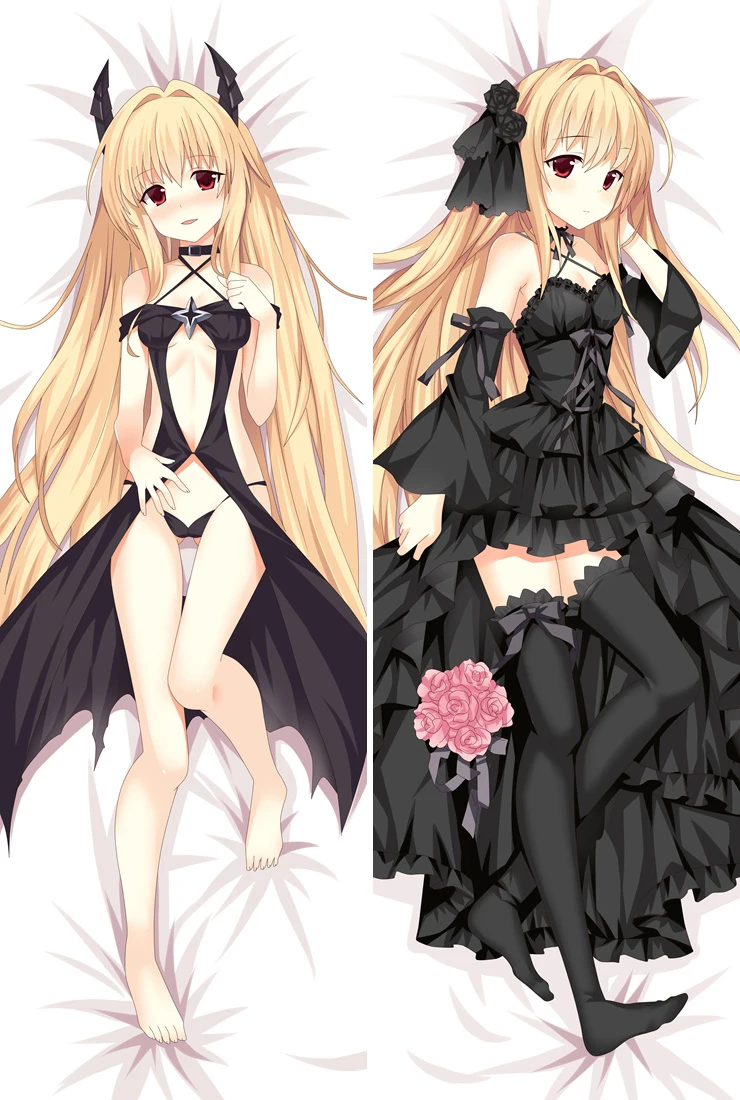 Anime To Love Ru Characters sexy girl LALA Yuuki Mikan Eve Kotegawa Yui Dakimakura throw pillow cover hugging body pillowcase - Цвет: 57082