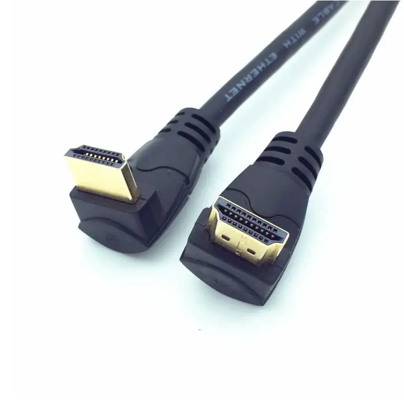 1080P 4K * 2K @ 60 Гц HDMI 2 0 кабель штекер вверх вниз угловой высокоскоростной для XBOX HDTV DVD