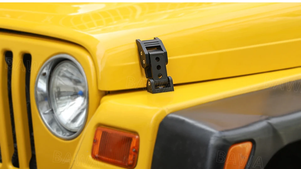 BAWA замок капот для Jeep Wrangler TJ 1997-2006 крышка защелки капота двигателя аксессуары для Jeep Wrangler tj