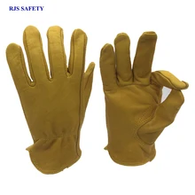 RJSSAFETY мужские рабочие перчатки из воловьей кожи рабочие перчатки защитные садовые спортивные мото износостойкие сварочные перчатки 4019