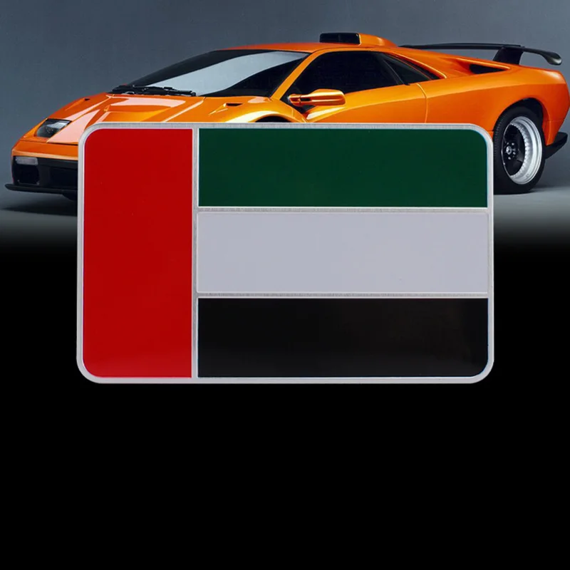 Car styling 3D United Arab Emirates UAE flag Car Sticker decal fit for