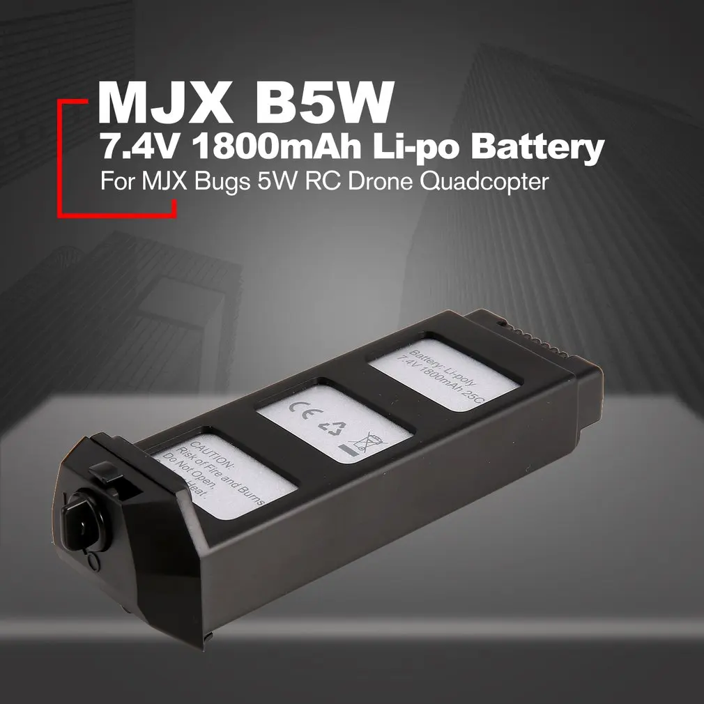 7,4 V 1800mAh Li-po аккумулятор с 4 в 1 зарядным устройством для MJX Bugs 5W B5W RC Дрон Квадрокоптер летательный аппарат БПЛА Запасные Части RC аксессуары