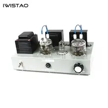 IWISTAO HIFI ламповый наушник Amp 1 Вт Выход 32 до 600 Ом и класс А ламповый усилитель 2X8 Вт 6N2 привод FU32 встроенный 6,5 мм JackMetal шасси