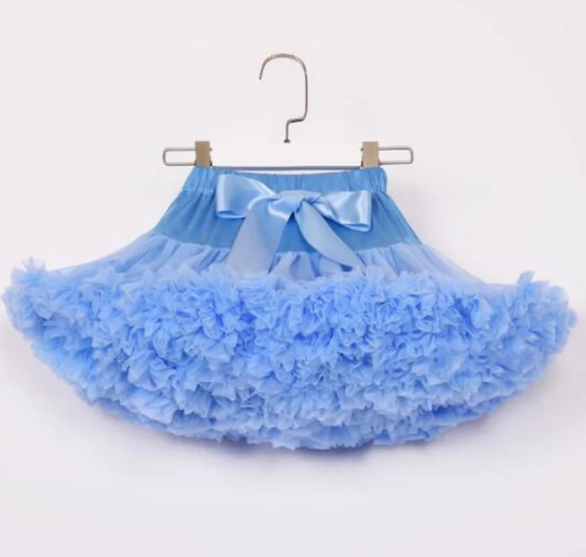 

Ins kids clothes love Micro Skater Skirts Tulle Skirt Party Dance Tutu Skirt Women Lolita Petticoat Women Faldas Party gift blue