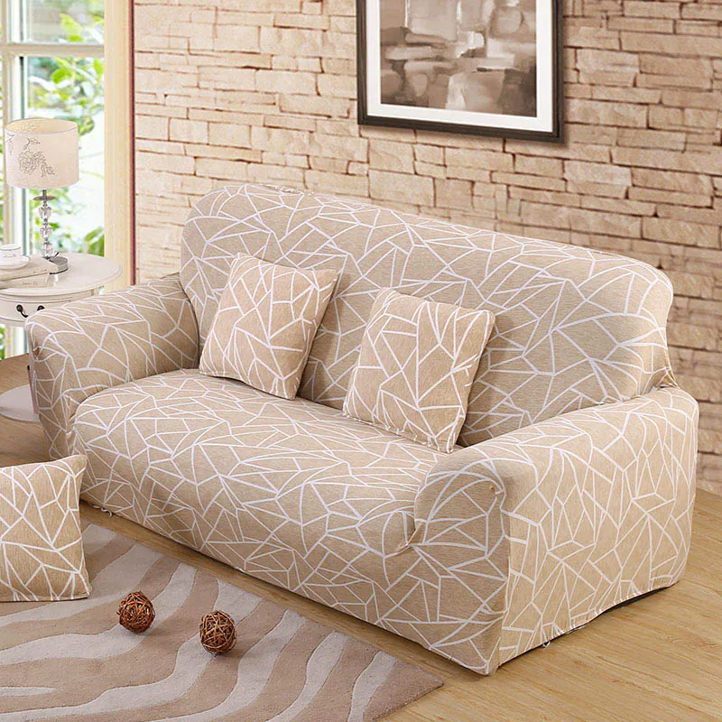 Elastic Spandex Sofa Cover Tight Wrap All-inclusive Couch Covers for Living Room Sectional Sofa Cover Love Seat Patio Furniture - Цвет: Color 20