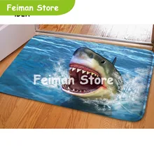 Ковры 3D классный животный Дельфин принт Домашний напольный коврик для гостиной спальни нескользящий кухонный коврик коврики