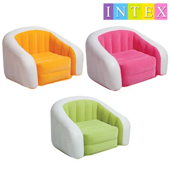 

INTEX new inflatable flocked sofa lazy sofa comfortable chair 68571