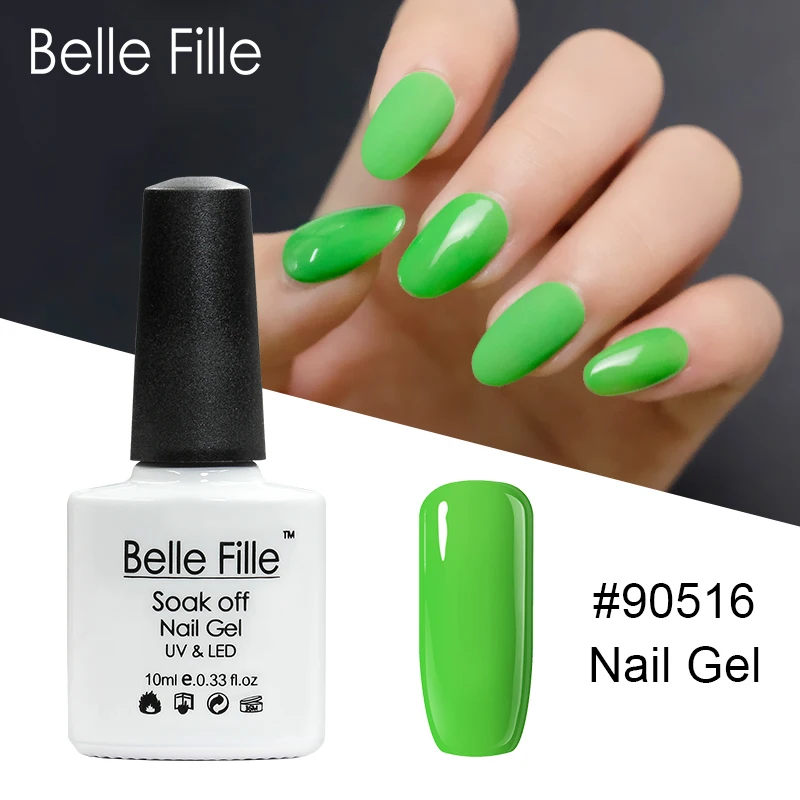 

Belle Fille 10ml 2PCS Gel Nail Polish Set Vernis Hybrid Lasting Uv Soak Off Gel Lacquer Gel Lak Nail Art Semi-Permanent Varnish