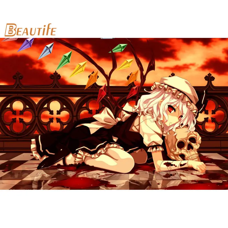 Новое поступление аниме TouHou Project плакат ткань Шелковый украшения дома настенный