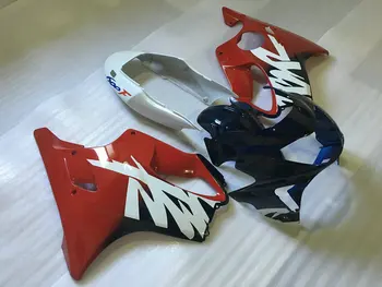 

Top-rated Injection mold Fairing kit for HONDA CBR600F4 99 00 CBR600 F4 1999 2000 ABS Red white blue Fairings set+gifts HO07
