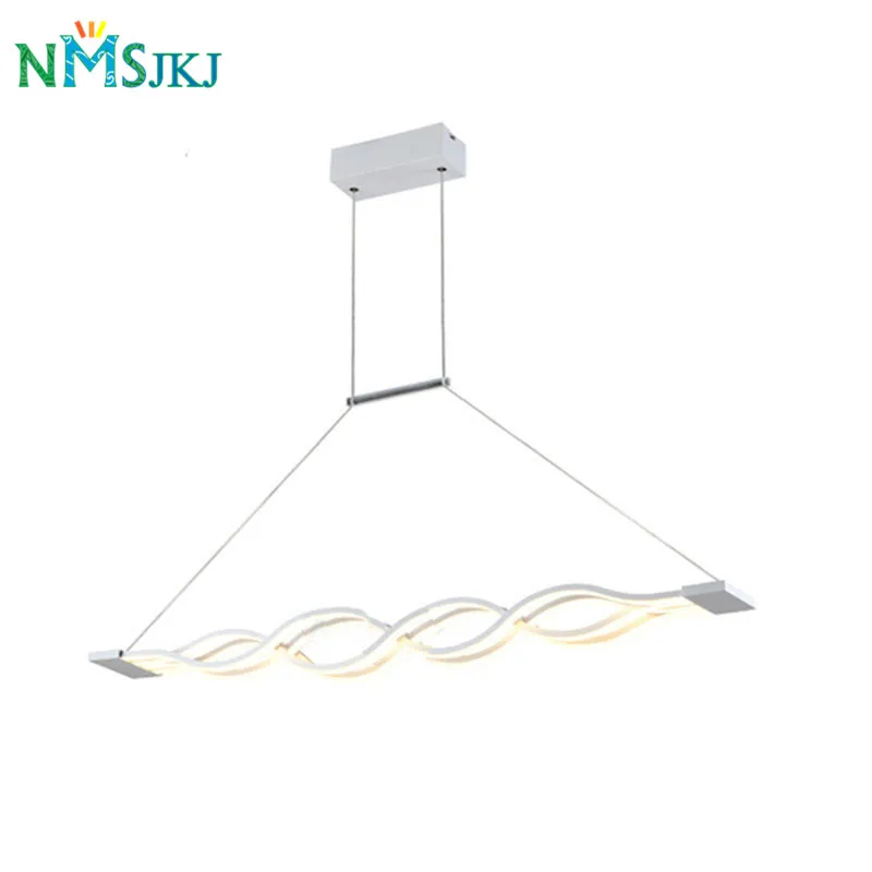 

New Creative modern LED pendant lights Wave hanging lamp dining room living room pendant light 110V 220V