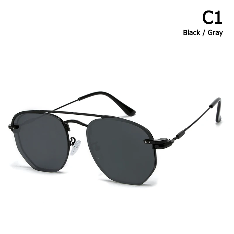 JackJad, Модные поляризованные Круглые Солнцезащитные очки на застежке, винтажные линзы, съемные, фирменный дизайн, солнцезащитные очки Oculos De Sol 059 - Цвет линз: C1 Black Gray