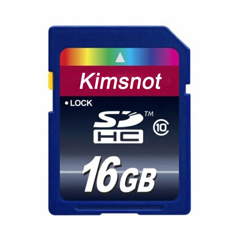 Kimsnot 64 Гб sd-карта 8 ГБ 16 ГБ 32 ГБ карта памяти высокая скорость класс 10 флэш SDHC SDXC карта C10 для DSLR камеры реальная емкость