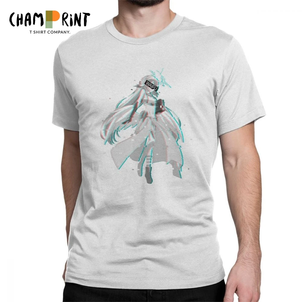 

No Game No Life Jibril Waifu T-Shirt Men Leisure Cotton Tees Crewneck Short Sleeve T Shirt New Arrival Clothing
