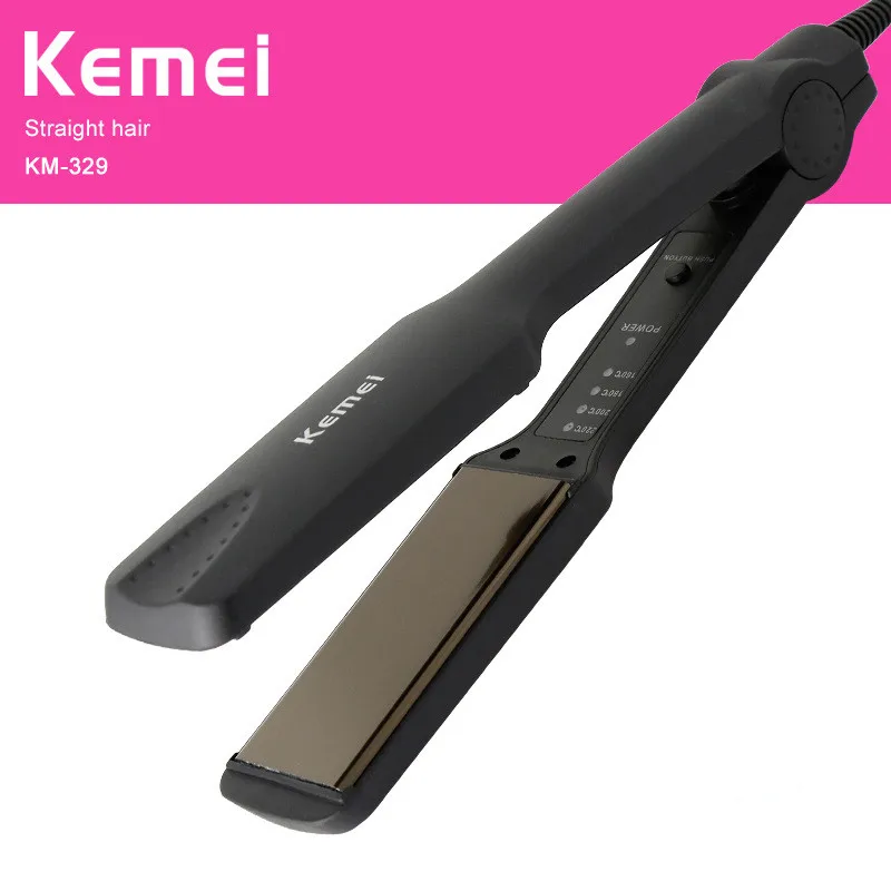 

Fast Heating New Flat Iron Straightening Irons Styling Tools Professional Hair Straightener Free Shipping KM-329