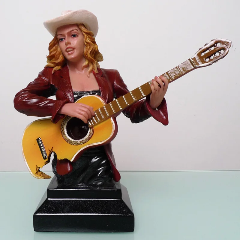 American western cowboy music figure sculpture handicraft sales section