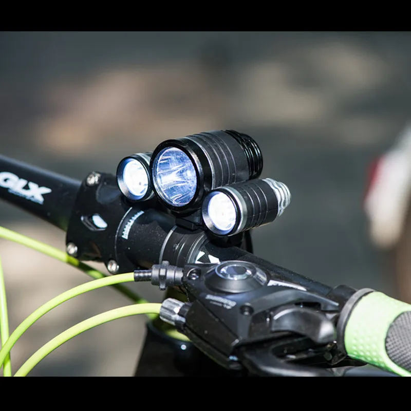 [TAIYI] светодиодный фонарь 1* CREE XM-L T6 светодиодный+ 2* GREE фонарь XPE головы велосипедный фонарь открытый свет