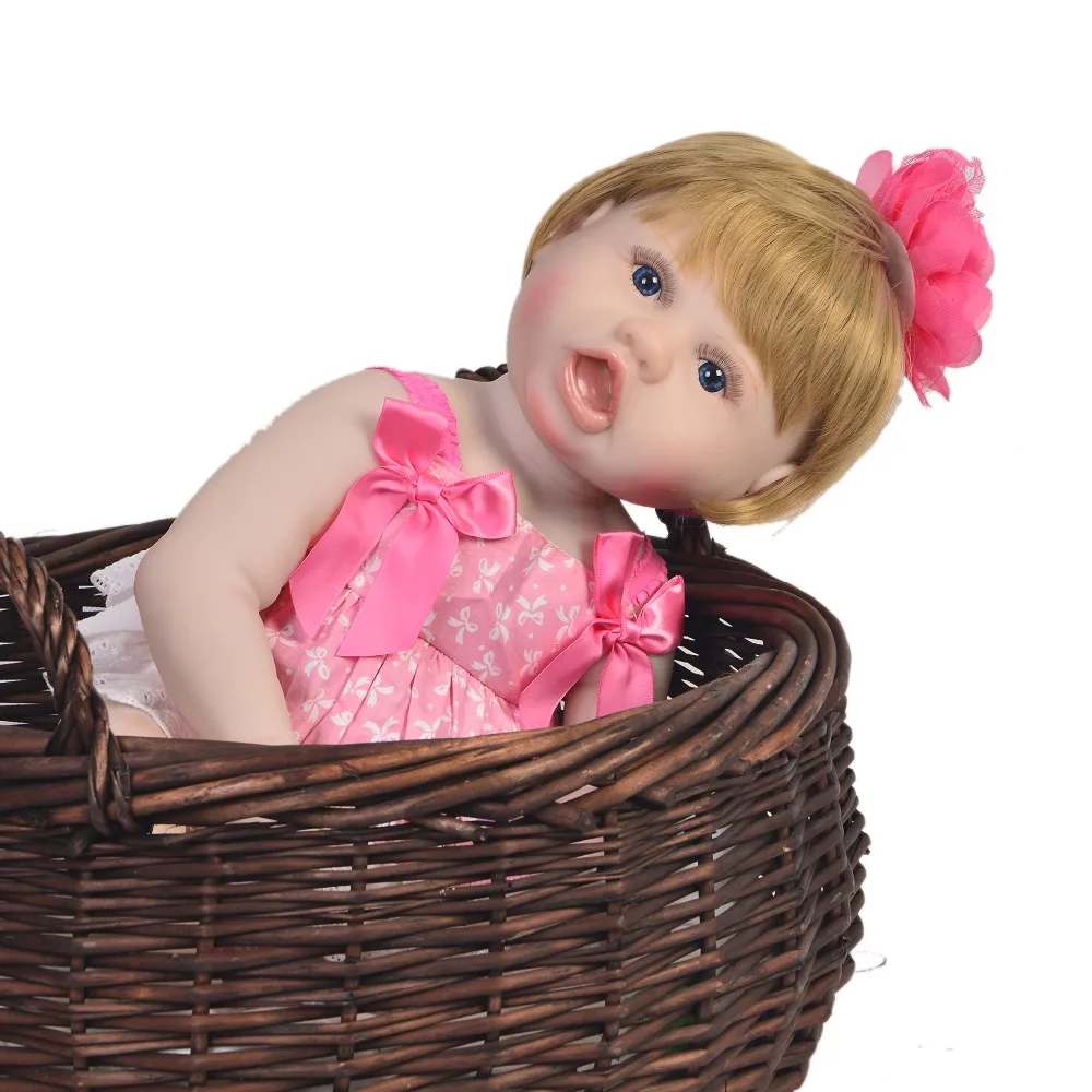 55 см куклы для девочек Bebe Baby Alive Princess силиконовая виниловая кукла возрожденная с