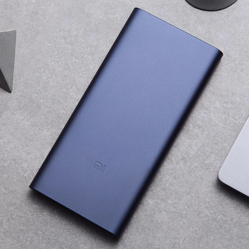 Оригинальный внешний аккумулятор Xiaomi 10000 мАч 2 Quick Charge Powerbank Dual USB портативный
