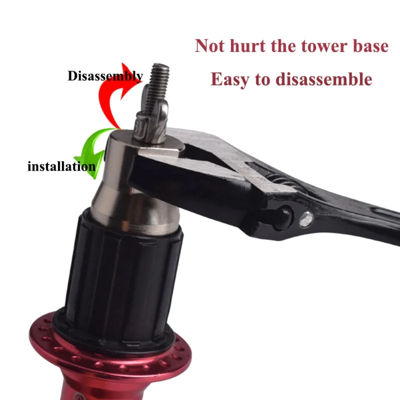Outdoor Reiten Ätherisches Fahrrad Hub Demontage Werkzeug Mountain Road Bike Slip Entfernen Reparatur Schwungrad Hub Werkzeug-in Fahrradreparaturwerkzeuge aus Sport und Unterhaltung bei