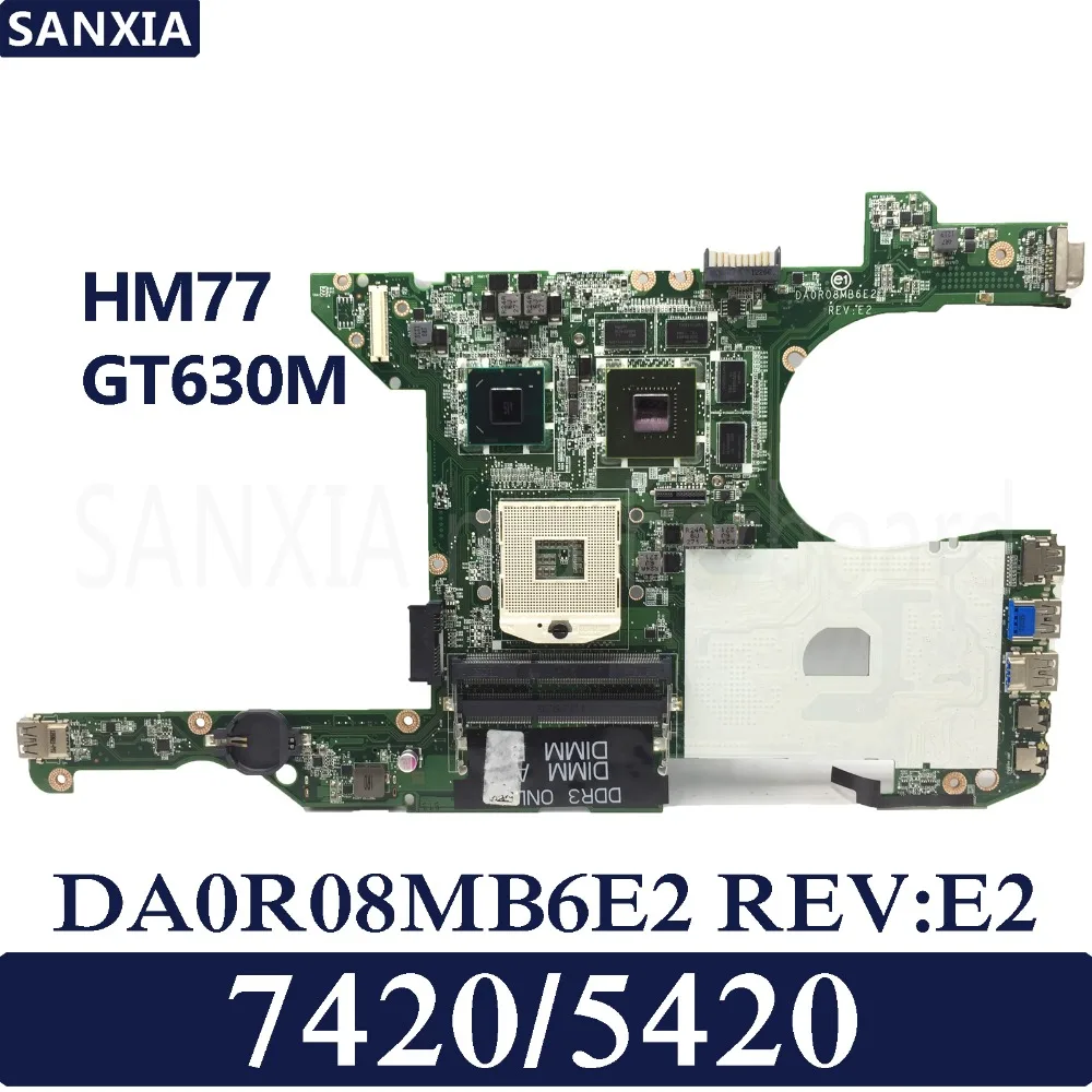 KEFU DA0R08MB6E2 REV: E2 اللوحة المحمول لديل 5420 7420 اختبار اللوحة الأصلية HM77 GT630M