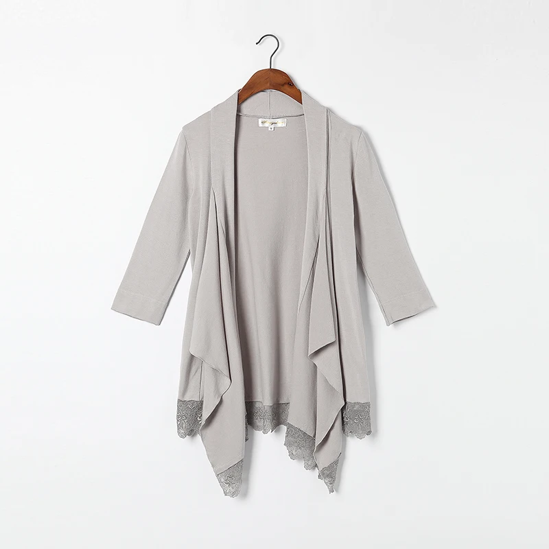 Cotton Cardigan Women Natural Fabric 