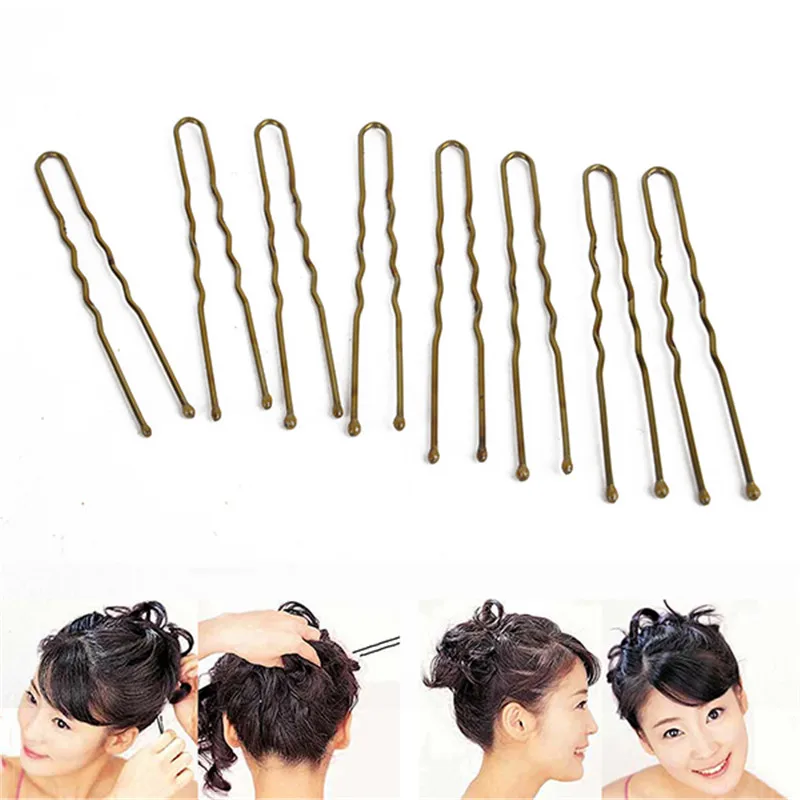 Buy 300pcs Professional Hair Wavy U shaped Clip Pins