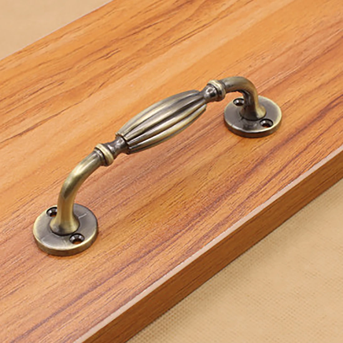 119mm European Style Antique Knob Furniture Cupboard Cabinet Drawer Wardrobe Door Pull Handle - Red Copper 119mm European Style Antique Knob Furniture Cupboard Cabinet Drawer Wardrobe Door Pull Handle - Red Copper