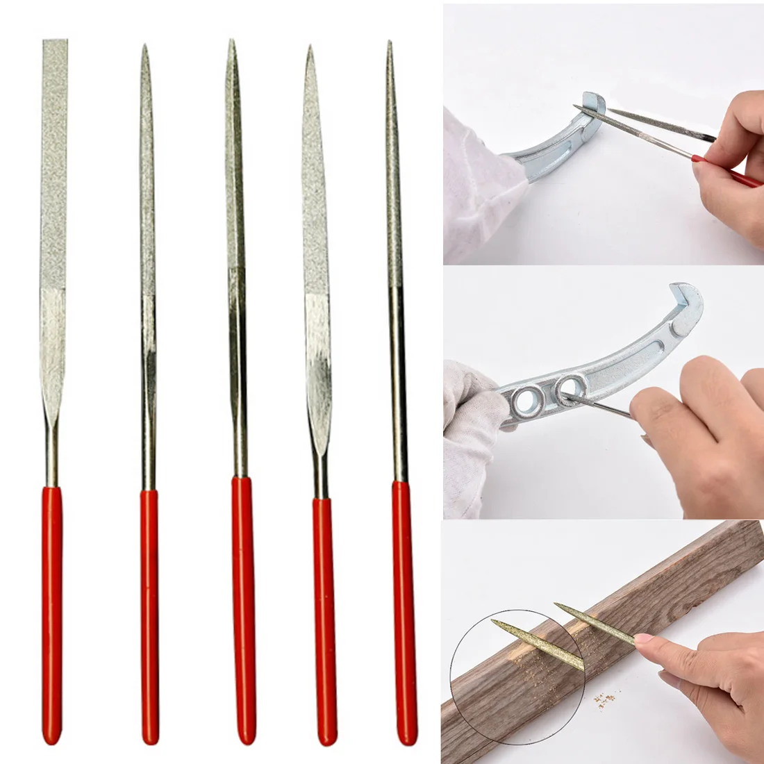 Wood Carving Tool Mini File Set Diamond Needle Rasp Filling Tool Woodworking B