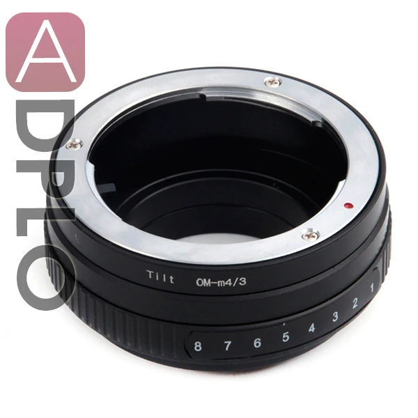 OM-M4/3 Tilt Lens Adapter for Olympus OM Lens to Micro 4/3 E-P1 E-PL2 DMC G1 GF2 Tilt Adapter Ring 
