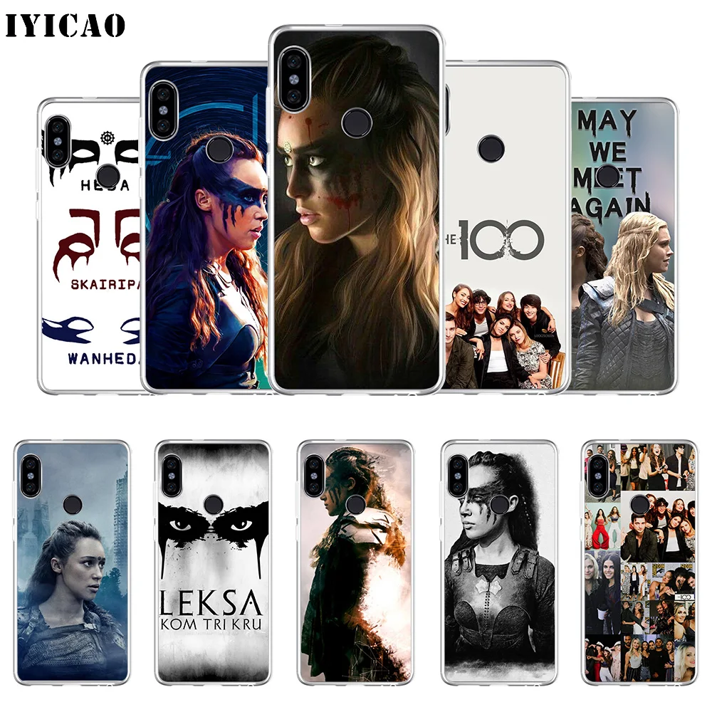 

IYICAO Heda Lexa The 100 Soft Silicone Phone Case for Xiaomi Mi 9 8 SE Mi 6 Mi A1 A2 Lite F1 MIX2S MIX3 TPU Cover