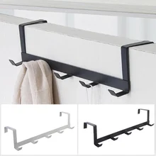 1pc Space-saving Hook for Living Room/Bedroom High Quality Door Hook Wall-hanging Clothes Hook Five-hook Durable Bathroom Gadget