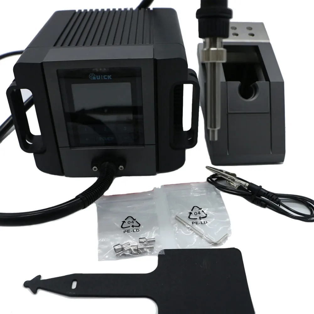  Quick TR1100 180w 110V/220V rework station portable electric welding machine LCD Display