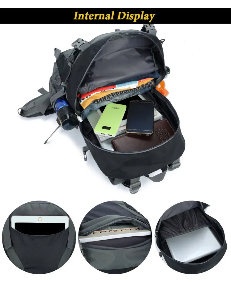 Facecozy открытый большой емкости походный рюкзак устойчивый к царапинам Универсальный Кемпинг туристический рюкзак спортивные сумки