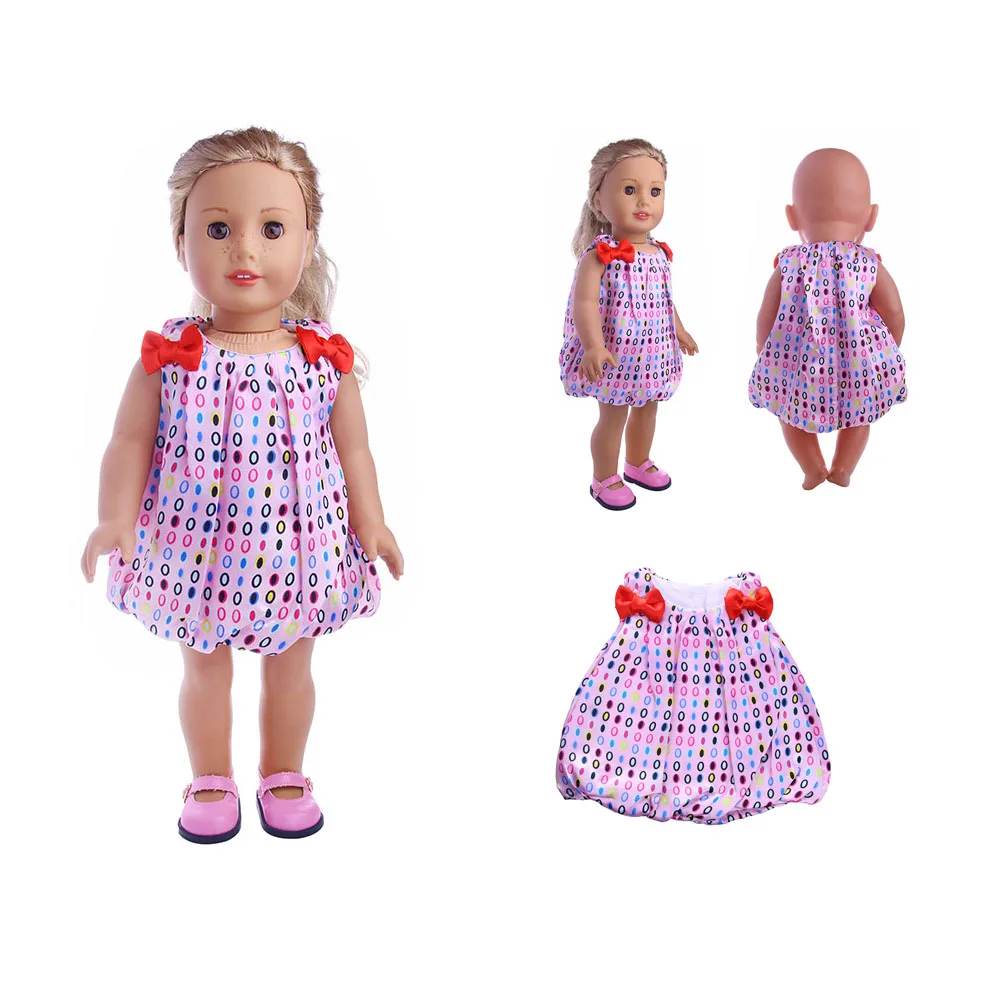 

Children best Birthday Gift,new style beautiful clothes Wear fit Doll For 18 inch(only clothes)n1320