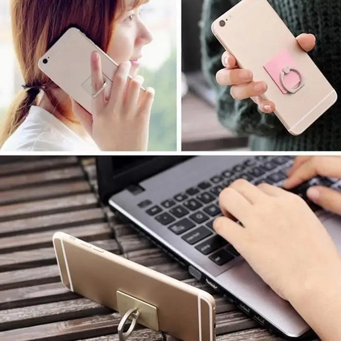 360 Rotate Finger Ring Phone Ring for IPhone X Samsung S 9 Huawei Xiaomi Ring Mobile Phone Rotate Stand Holder Bracket Tools