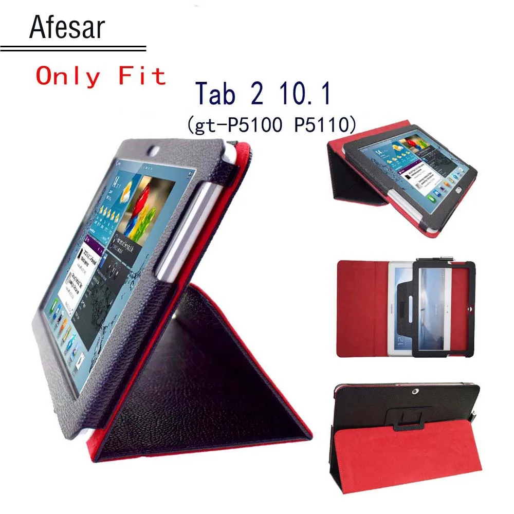 Funda de cuero con tapa para Samsung Galaxy Tab 10,1, p5100, p5110, P5113, GT-P5110, P5100 - AliExpress Ordenadores y oficina