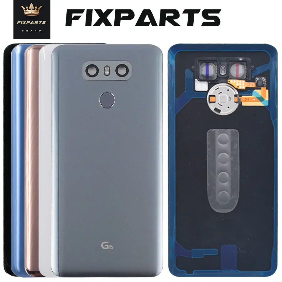 Стеклянная Крышка батарейного отсека для LG G6 H870 H870DS H871 H872 H873 LS993 US997 VS998 задняя