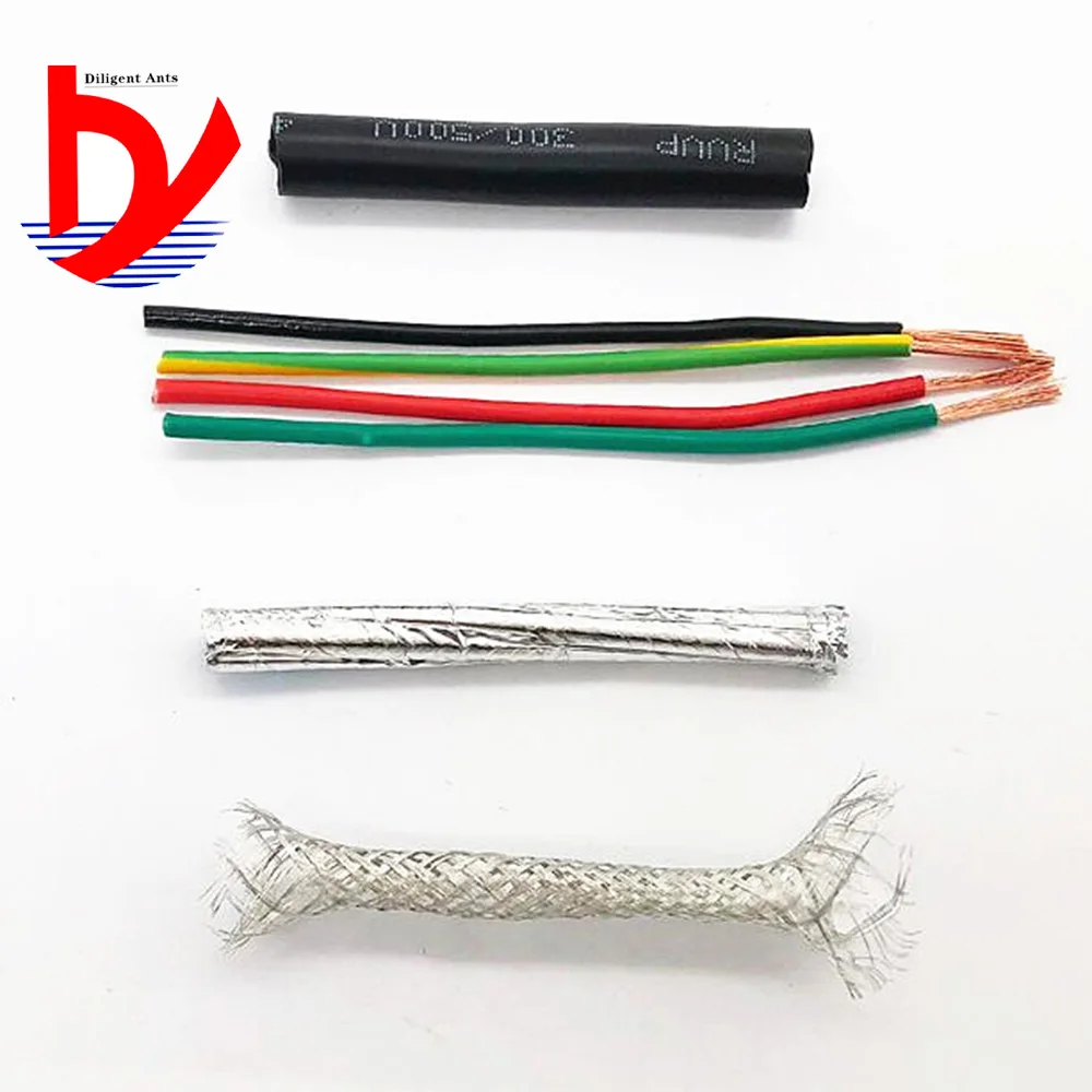 22AWG 0.3mm2 мульти-защищаемый сердечник кабеля RVVP 2/3/4/5/6/7/8/10/12/14/16/20/24 анти-помех линии управления инвертор сигнальная линия