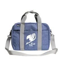 Аниме сказка синего цвета с рисунком из аниме для мальчиков и девочек, Для женщин Для мужчин мессенджеры школьные сумки перевязь на одно плечо сумки путешествия прекрасный отдых