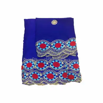 

2019 New Arrival African Swiss Voile Cotton Lace Fabric 5+2 Yards /Set High Quality Swiss Dry Laces! DFF42402