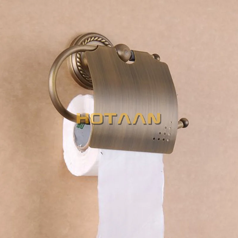 Antique Brass Finish Solid Brass toilet paper holder bathroom accessoreis YT-12292 toilet paper holder