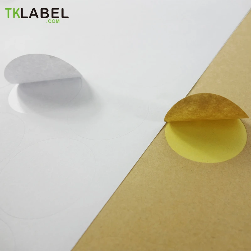 Tact jam sectie Kraft /Glossy White Round Label20 Sheets Printing Circle Stickers for  Inkjet and Laser Printer 2cm 2.5cm 3cm 3.5cm 4cm 5cm 6cm|stickers for| stickers stickersstickers for paper - AliExpress