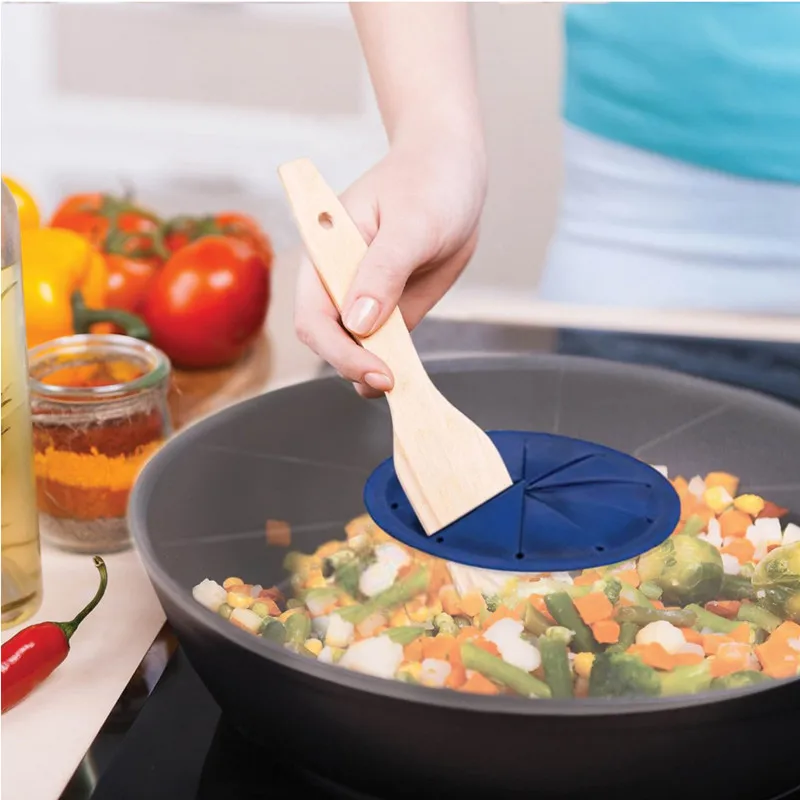 

Silicone Splatter Screen Eggs Mixer Anti-splash Lid Bake Mixing Bowl Splatter Guard Covers Pots Shields From Sprays Avoids Spill