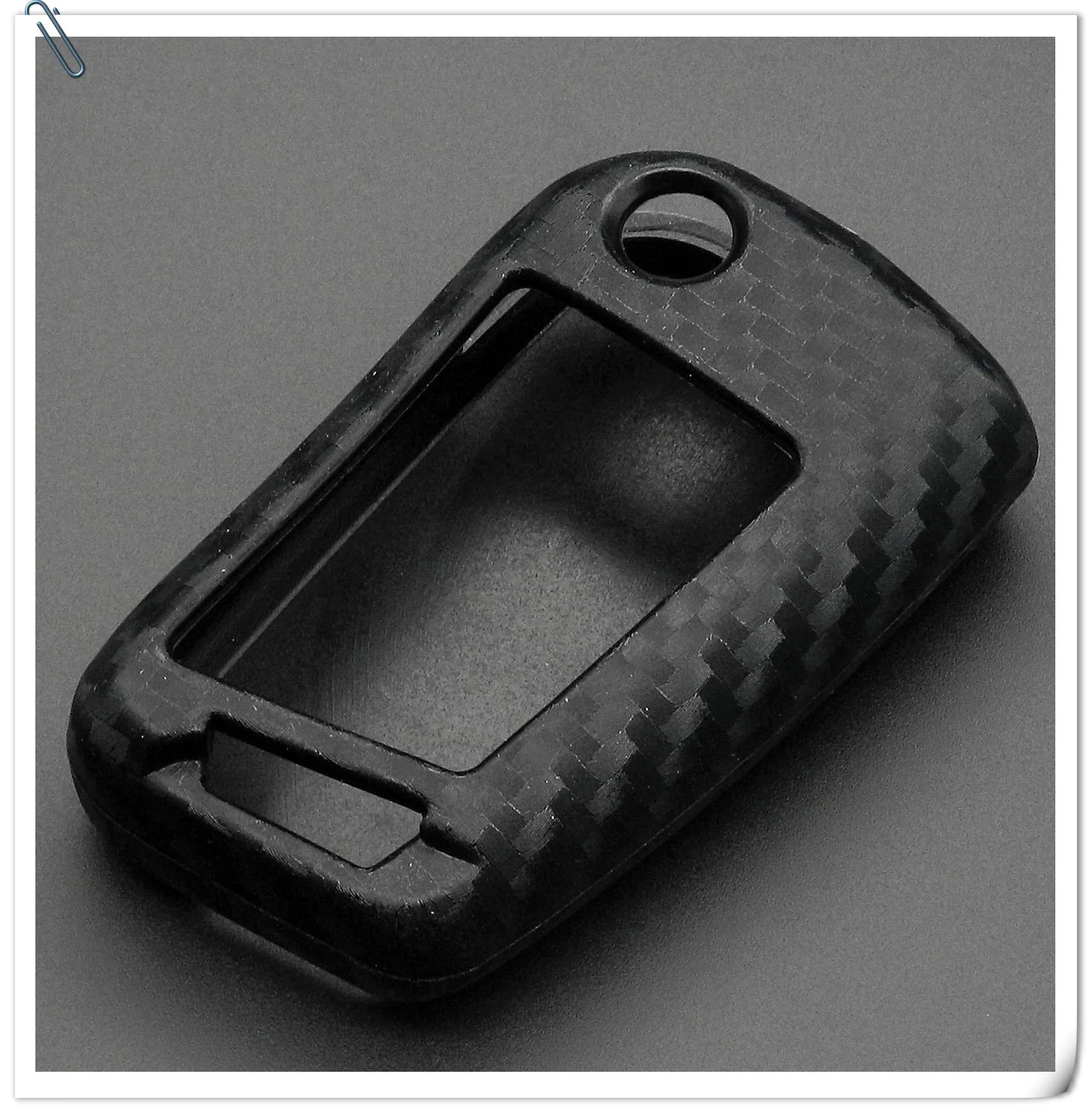 Keyforkess 10X Cover portachiavi in Silicone in fibra di carbonio per VW Polo Golf 7 Tiguan Skoda Octavia Kodiaq Karoq SEAT Ateca Leon Ibiza - HTB1A.nhKaSWBuNjSsrbq6y0mVXaD