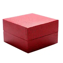 Роскошная модная кожаная коробка для часов, органайзер, дисплей, пенопласт, упаковка, наволочка, красный цвет для часов, ювелирные изделия высокого качества